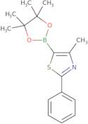 4-Methyl-2-phenyl-5-(4,4,5,5-tetramethyl-1,3,2-dioxaborolan-2-yl)-1,3-thiazole