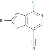2-bromo-4-chlorothieno[3,2-c]pyridine-7-carbonitrile