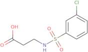 3-(3-Chlorobenzenesulfonamido)propanoic acid