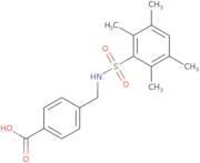 4-[(2,3,5,6-Tetramethylbenzenesulfonamido)methyl]benzoic acid