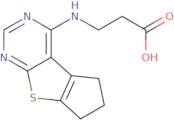 3-(2,3-Dihydro-1H-8-thia-5,7-diaza-cyclopenta[A]inden-4-ylamino)-propionic acid