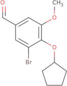 3-Bromo-4-(cyclopentyloxy)-5-methoxybenzaldehyde