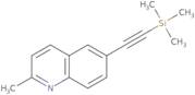 2-Methyl-6-[2-(trimethylsilyl)ethynyl]quinoline