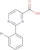 2-(2-Bromophenyl)pyrimidine-4-carboxylic acid