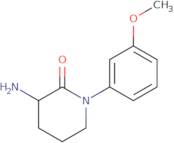 3-Amino-1-(3-methoxyphenyl)piperidin-2-one