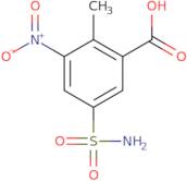 2-Methyl-3-nitro-5-sulfamoylbenzoic acid