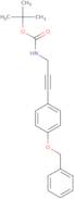 tert-Butyl N-{3-[4-(benzyloxy)phenyl]prop-2-yn-1-yl}carbamate