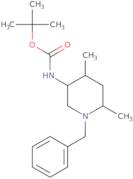 tert-Butyl N-(1-benzyl-4,6-dimethylpiperidin-3-yl)carbamate