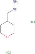 [(Tetrahydro-2H-pyran-4-yl)methyl]hydrazine dihydrochloride