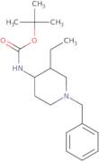 tert-Butyl N-(1-benzyl-3-ethylpiperidin-4-yl)carbamate