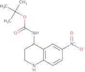 tert-Butyl N-(6-nitro-1,2,3,4-tetrahydroquinolin-4-yl)carbamate