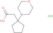 2-[1-(Morpholin-4-yl)cyclopentyl]acetic acid hydrochloride