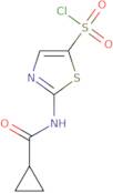 2-Cyclopropaneamido-1,3-thiazole-5-sulfonyl chloride