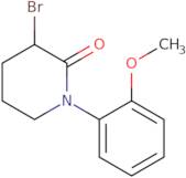 3-Bromo-1-(2-methoxyphenyl)piperidin-2-one