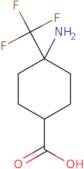 4-Amino-4-(trifluoromethyl)cyclohexane-1-carboxylic acid