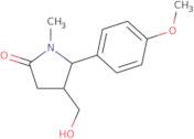 4-(Hydroxymethyl)-5-(4-methoxyphenyl)-1-methylpyrrolidin-2-one