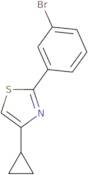 2-(3-Bromophenyl)-4-cyclopropyl-1,3-thiazole