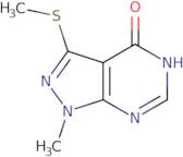 1-Methyl-3-(methylsulfanyl)-1H,4H,5H-pyrazolo[3,4-d]pyrimidin-4-one