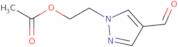 2-(4-Formyl-1H-pyrazol-1-yl)ethyl acetate