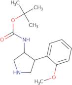 tert-Butyl N-[4-(2-methoxyphenyl)pyrrolidin-3-yl]carbamate