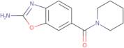 6-[(Piperidin-1-yl)carbonyl]-1,3-benzoxazol-2-amine