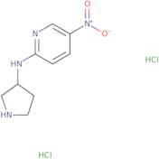 5-Nitro-N-(pyrrolidin-3-yl)pyridin-2-amine dihydrochloride
