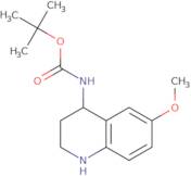 tert-Butyl N-(6-methoxy-1,2,3,4-tetrahydroquinolin-4-yl)carbamate
