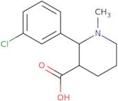 2-(3-Chlorophenyl)-1-methylpiperidine-3-carboxylic acid