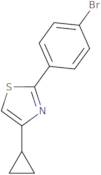 2-(4-Bromophenyl)-4-cyclopropyl-1,3-thiazole