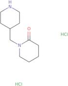 1-(Piperidin-4-ylmethyl)piperidin-2-one dihydrochloride