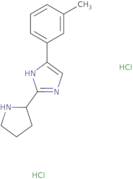 4-(3-Methylphenyl)-2-(pyrrolidin-2-yl)-1H-imidazole dihydrochloride