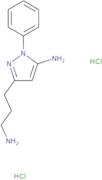 3-(3-Aminopropyl)-1-phenyl-1H-pyrazol-5-amine dihydrochloride