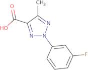 2-(3-Fluorophenyl)-5-methyl-2H-1,2,3-triazole-4-carboxylic acid