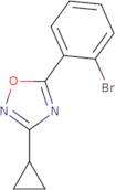5-(2-Bromophenyl)-3-cyclopropyl-1,2,4-oxadiazole