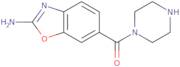 6-(Piperazine-1-carbonyl)-1,3-benzoxazol-2-amine