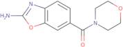 6-[(Morpholin-4-yl)carbonyl]-1,3-benzoxazol-2-amine