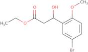 Ethyl 3-(5-bromo-2-methoxyphenyl)-3-hydroxypropanoate