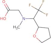 2-{Methyl[2,2,2-trifluoro-1-(oxolan-2-yl)ethyl]amino}acetic acid