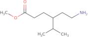 Methyl 6-amino-4-(propan-2-yl)hexanoate