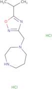 1-{[5-(Propan-2-yl)-1,2,4-oxadiazol-3-yl]methyl}-1,4-diazepane dihydrochloride