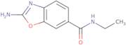 2-Amino-N-ethyl-1,3-benzoxazole-6-carboxamide