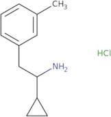 1-Cyclopropyl-2-(3-methylphenyl)ethan-1-amine hydrochloride