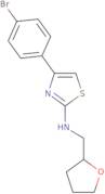 4-(4-Bromophenyl)-N-(oxolan-2-ylmethyl)-1,3-thiazol-2-amine