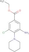 Ethyl 3-amino-5-chloro-4-(1-piperidinyl)benzoate