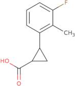 2-(3-Fluoro-2-methylphenyl)cyclopropanecarboxylic acid