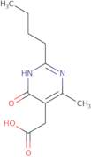 2-Butyl-1,6-dihydro-4-methyl-6-oxo-5-pyrimidineacetic acid