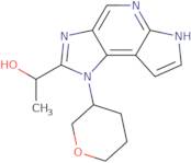 (1R)-1-[3-[(3S)-Oxan-3-yl]-3,5,8,10-tetrazatricyclo[7.3.0.02,6]dodeca-1,4,6,8,11-pentaen-4-yl]etha…