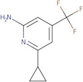 6-Cyclopropyl-4-(trifluoromethyl)pyridin-2-amine