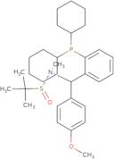 (R)-N-[(R)-[2-(Dicyclohexylphosphino)phenyl](4-methoxyphenyl)methyl]-N,2-dimethylpropane-2-sulfi...