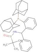 (R)-N-((R)-(2-(Di(adamantan-1-yl)phosphino)phenyl)(phenyl)methyl)-2-methylpropane-2-sulfinamide